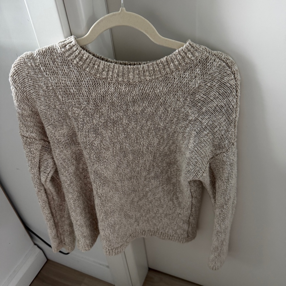 Vince Women's Heathered Beige Sweater
